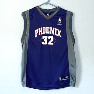 Phoenix Suns Jersey Youth Large 14/16 Reebok Amar'e Stoudemire #32 NBA Purple
